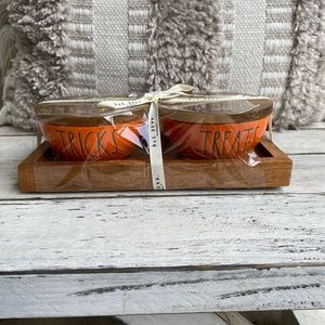 Rae Dunn Trick or Treat Pinch Bowl Set